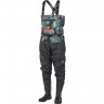 Полукомбинезон забродный NORFIN PILOT CAMO BOOTFOOT р.41-S с сапогами резина 83400-41-S